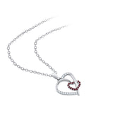 14K White Gold~Ruby, 10K White Gold~Ruby,Sterling Silver~Ruby