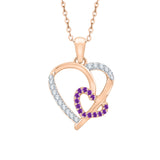 14K Rose Gold~Amethyst, 10K Rose Gold~Amethyst