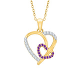 14K Yellow Gold~Amethyst, 10K Yellow Gold~Amethyst