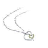 14K White Gold~Peridot, 10K White Gold~Peridot,Sterling Silver~Peridot