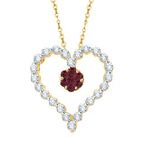 14K Yellow Gold~Ruby, 10K Yellow Gold~Ruby