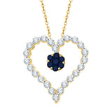 14K Yellow Gold~Blue Sapphire, 10K Yellow Gold~Blue Sapphire