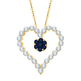 14K Yellow Gold~Blue Sapphire, 10K Yellow Gold~Blue Sapphire