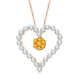 14K Rose Gold~Citrine, 10K Rose Gold~Citrine