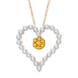 14K Rose Gold~Citrine, 10K Rose Gold~Citrine