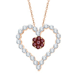 14K Rose Gold~Garnet, 10K Rose Gold~Garnet