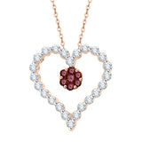 14K Rose Gold~Garnet, 10K Rose Gold~Garnet
