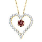 14K Yellow Gold~Garnet, 10K Yellow Gold~Garnet