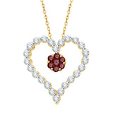 14K Yellow Gold~Garnet, 10K Yellow Gold~Garnet