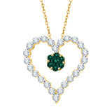 14K Yellow Gold~Emerald, 10K Yellow Gold~Emerald