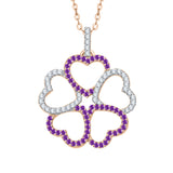 14K Rose Gold~Amethyst, 10K Rose Gold~Amethyst