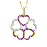 14K Yellow Gold~Amethyst, 10K Yellow Gold~Amethyst