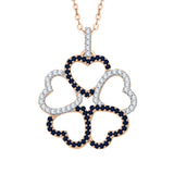 14K Rose Gold~Blue Sapphire, 10K Rose Gold~Blue Sapphire