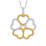 14K White Gold~Citrine, 10K White Gold~Citrine,Sterling Silver~Citrine