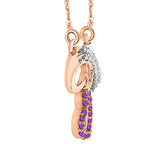14K Rose Gold~Amethyst, 10K Rose Gold~Amethyst