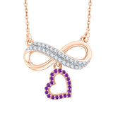 14K Rose Gold~Amethyst, 10K Rose Gold~Amethyst