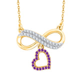 14K Yellow Gold~Amethyst, 10K Yellow Gold~Amethyst