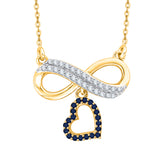 14K Yellow Gold~Blue Sapphire, 10K Yellow Gold~Blue Sapphire