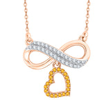 14K Rose Gold~Citrine, 10K Rose Gold~Citrine