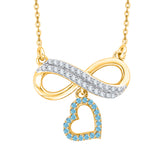 14K Yellow Gold~Blue Topaz, 10K Yellow Gold~Blue Topaz