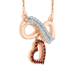 14K Rose Gold~Garnet, 10K Rose Gold~Garnet