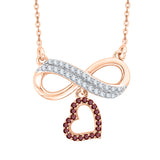 14K Rose Gold~Garnet, 10K Rose Gold~Garnet