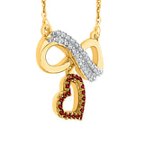 14K Yellow Gold~Garnet, 10K Yellow Gold~Garnet