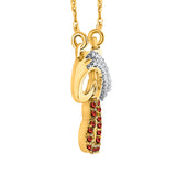 14K Yellow Gold~Garnet, 10K Yellow Gold~Garnet