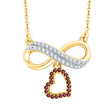 14K Yellow Gold~Garnet, 10K Yellow Gold~Garnet