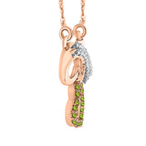14K Rose Gold~Peridot, 10K Rose Gold~Peridot