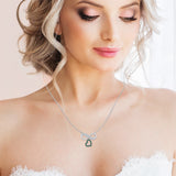14K White Gold~Emerald, 10K White Gold~Emerald, Sterling Silver~Emerald