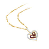 14K Yellow Gold~Ruby, 10K Yellow Gold~Ruby