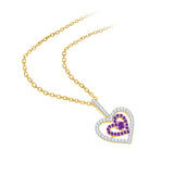 14K Yellow Gold~Amethyst, 10K Yellow Gold~Amethyst