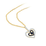 14K Yellow Gold~Blue Sapphire, 10K Yellow Gold~Blue Sapphire