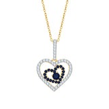 14K Yellow Gold~Blue Sapphire, 10K Yellow Gold~Blue Sapphire