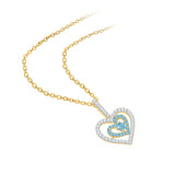 14K Yellow Gold~Blue-Topaz, 10K Yellow Gold~Blue-Topaz