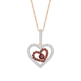 14K Rose Gold~Garnet, 10K Rose Gold~Garnet