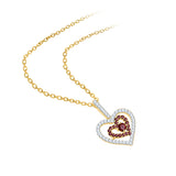 14K Yellow Gold~Garnet, 10K Yellow Gold~Garnet