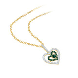 14K Yellow Gold~Emerald, 10K Yellow Gold~Emerald