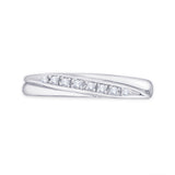 14K White Gold, 10K White Gold, Sterling Silver