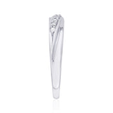 14K White Gold, 10K White Gold, Sterling Silver