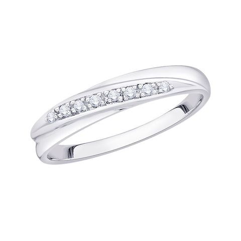 KATARINA Diamond Wedding Band (1/20 cttw, GH, I2/I3)