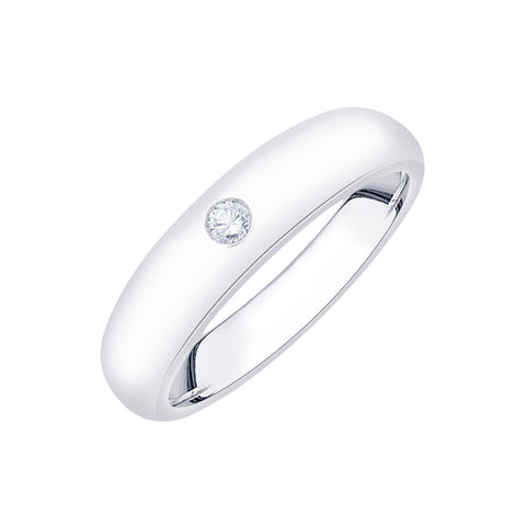 KATARINA Diamond Wedding Band (1/20 cttw)