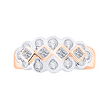 14K White and Rose Gold~IJ | I1/I2, 10K White and Rose Gold~IJ | I1/I2