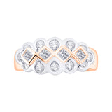 14K White and Rose Gold~IJ | I1/I2, 10K White and Rose Gold~IJ | I1/I2