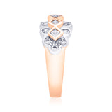 14K White and Rose Gold~IJ | I1/I2, 10K White and Rose Gold~IJ | I1/I2
