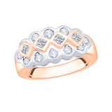14K White and Rose Gold~IJ | I1/I2, 10K White and Rose Gold~IJ | I1/I2