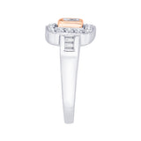 14K White and Rose Gold~IJ | I1/I2, 10K White and Rose Gold~IJ | I1/I2