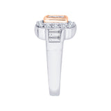 14K White and Rose Gold~IJ | I1/I2, 10K White and Rose Gold~IJ | I1/I2