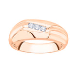 KATARINA 1/6 cttw Channel Set Diamond Engagement Ring